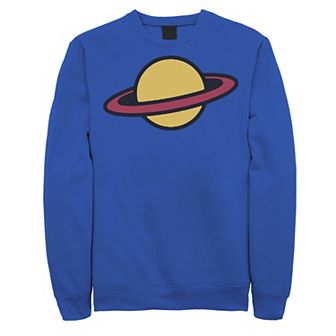 Men's Nickelodeon RugRats Chuckie Saturn Shirt Costume Graphic Fleece Pullover