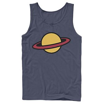 Men's Nickelodeon RugRats Chuckie Saturn Shirt Costume Graphic Tank Top