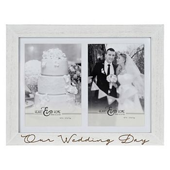 New View Gifts & Accessories Our Wedding Day Two Opening Frame