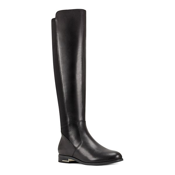 Nine West Levi Women's Leather Tall Riding Boots