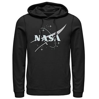 Men's NASA Simple Streaks And Stars Logo Graphic Hoodie
