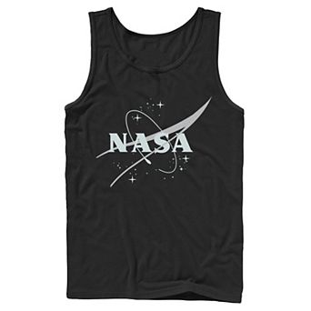 Men's NASA Simple Streaks And Stars Logo Graphic Tank Top
