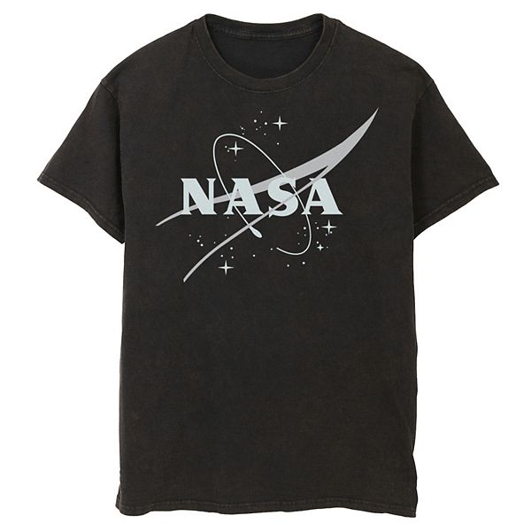Men's NASA Simple Streaks And Stars Logo Graphic Tee