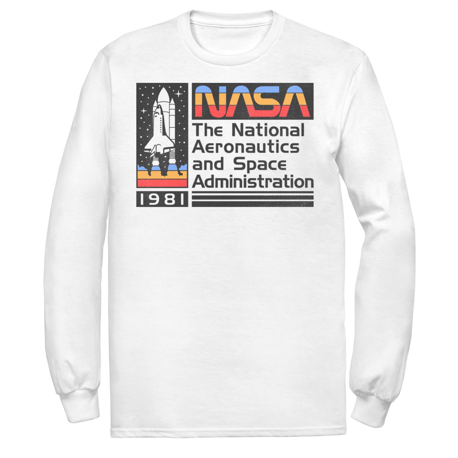 NASA National Aeronautics Striped Logo 