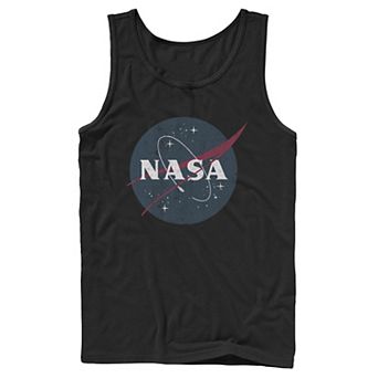 Men's NASA Retro Distressed Classic Logo Graphic Tank Top
