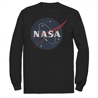 Men's NASA Classic Circle Logo Long Sleeve Graphic Tee