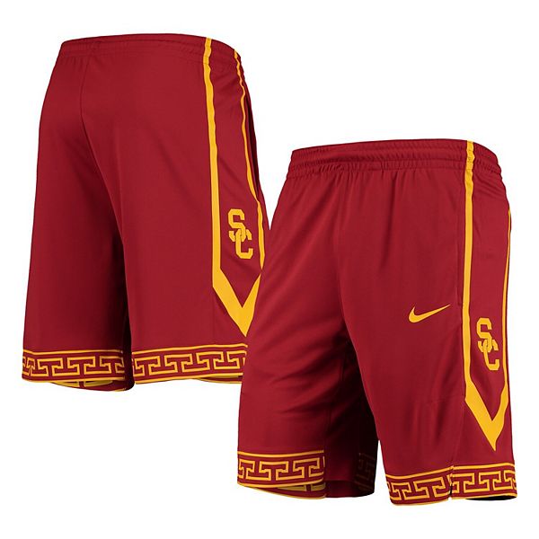 Men's Nike Gray USC Trojans Fleece Shorts Size: Medium