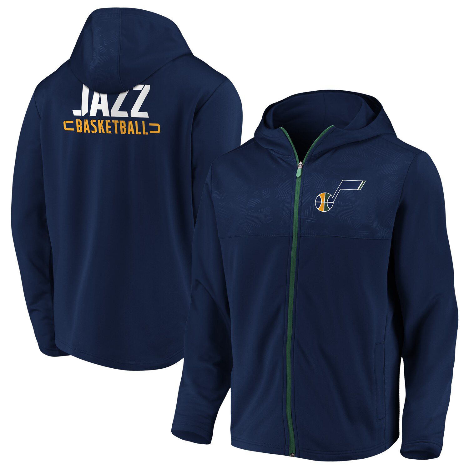 utah jazz zip up hoodie