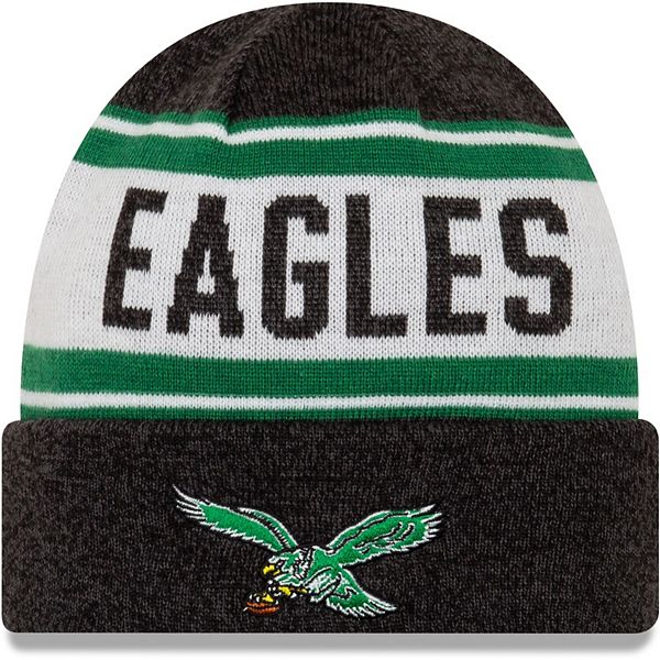 Men S New Era Black Philadelphia Eagles Knit Stated Cuffed Knit Hat