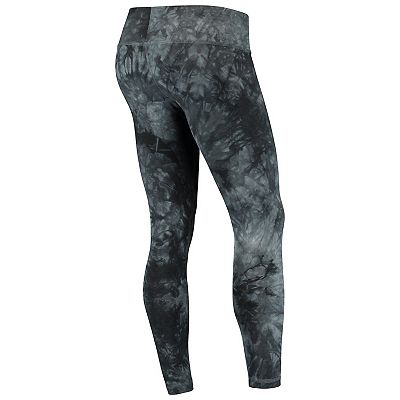 Women s Concepts Sport Black Philadelphia Flyers Burst Tie Dye Knit Leggings