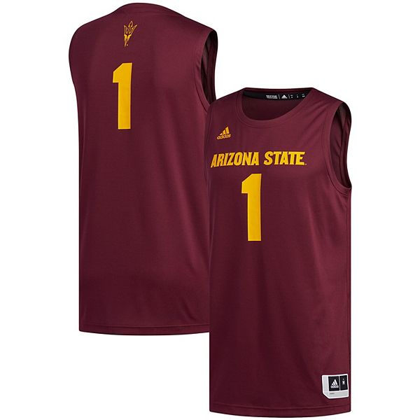Men's adidas #1 Maroon Arizona State Sun Devils Swingman ... Men's adidas #1 Maroon Arizona State Sun Devils Swingman ...