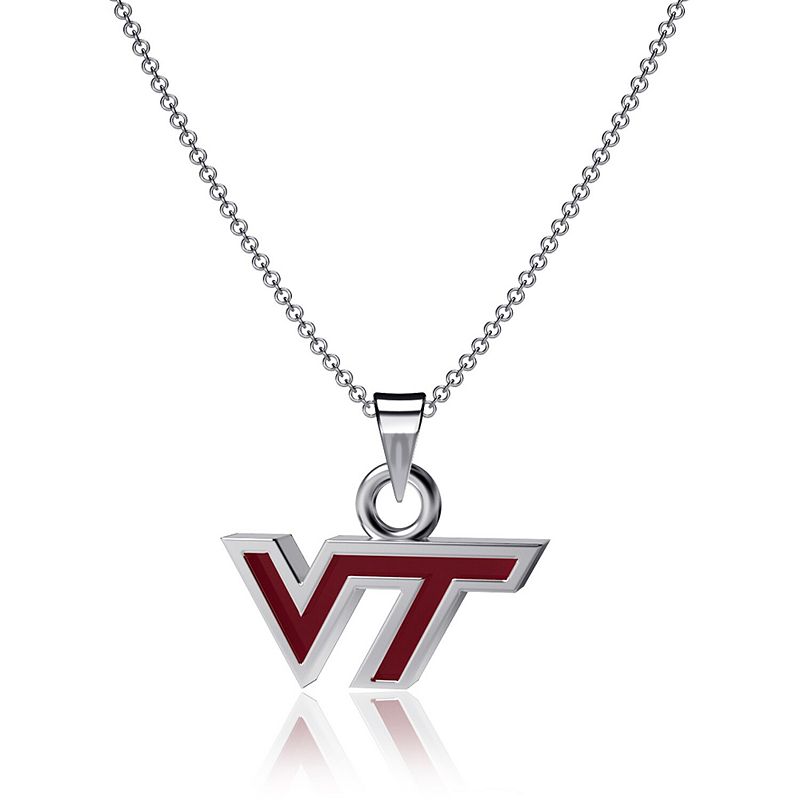 Dayna Designs Virginia Tech Hokies Enamel Pendant Necklace, Womens, VAT Si