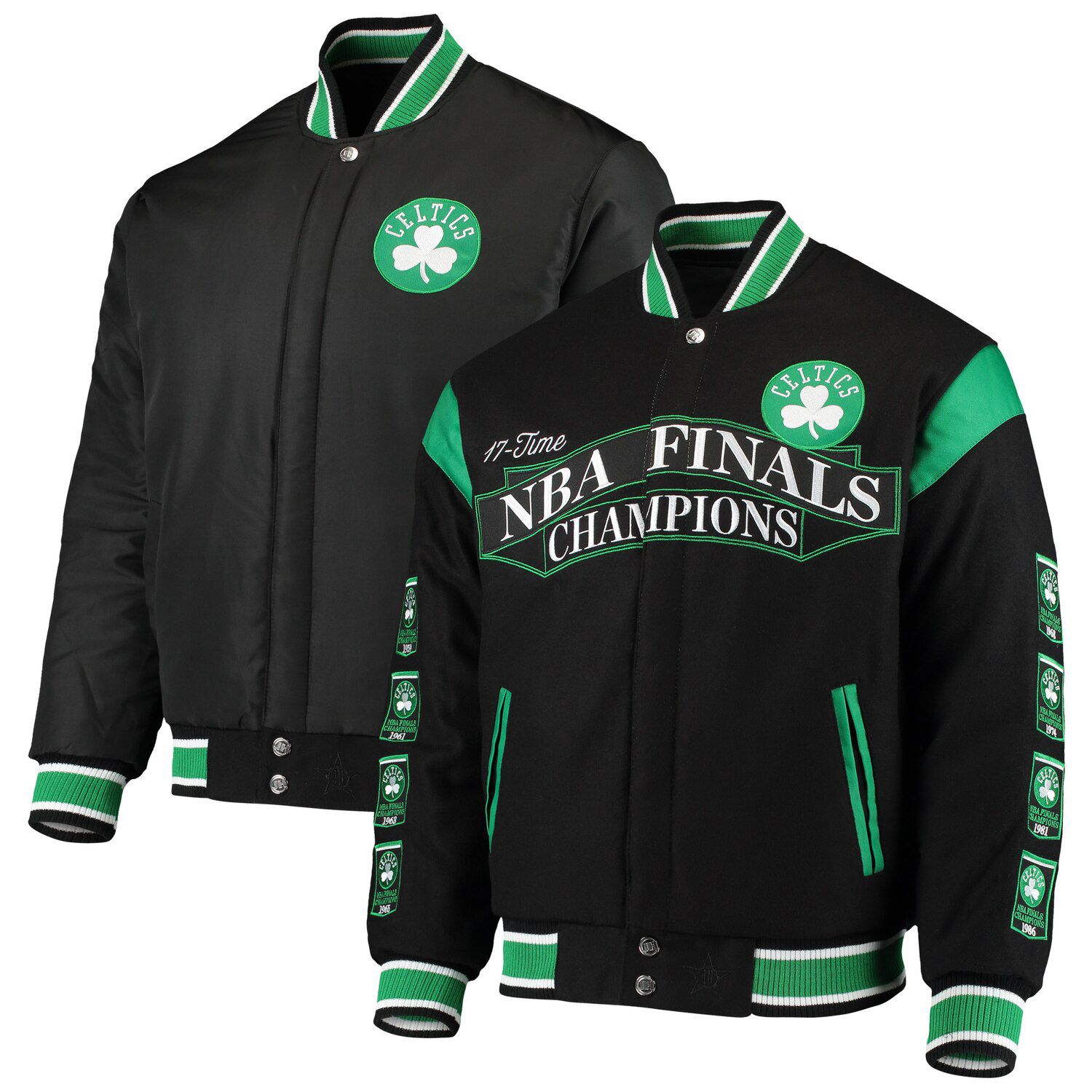 boston celtics championship jacket