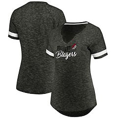 Women's College Concepts Red/Black Portland Trail Blazers Arctic T