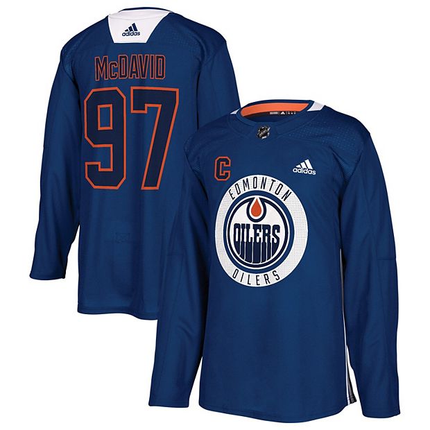 Connor McDavid Edmonton Oilers Adidas NHL Jersey 50