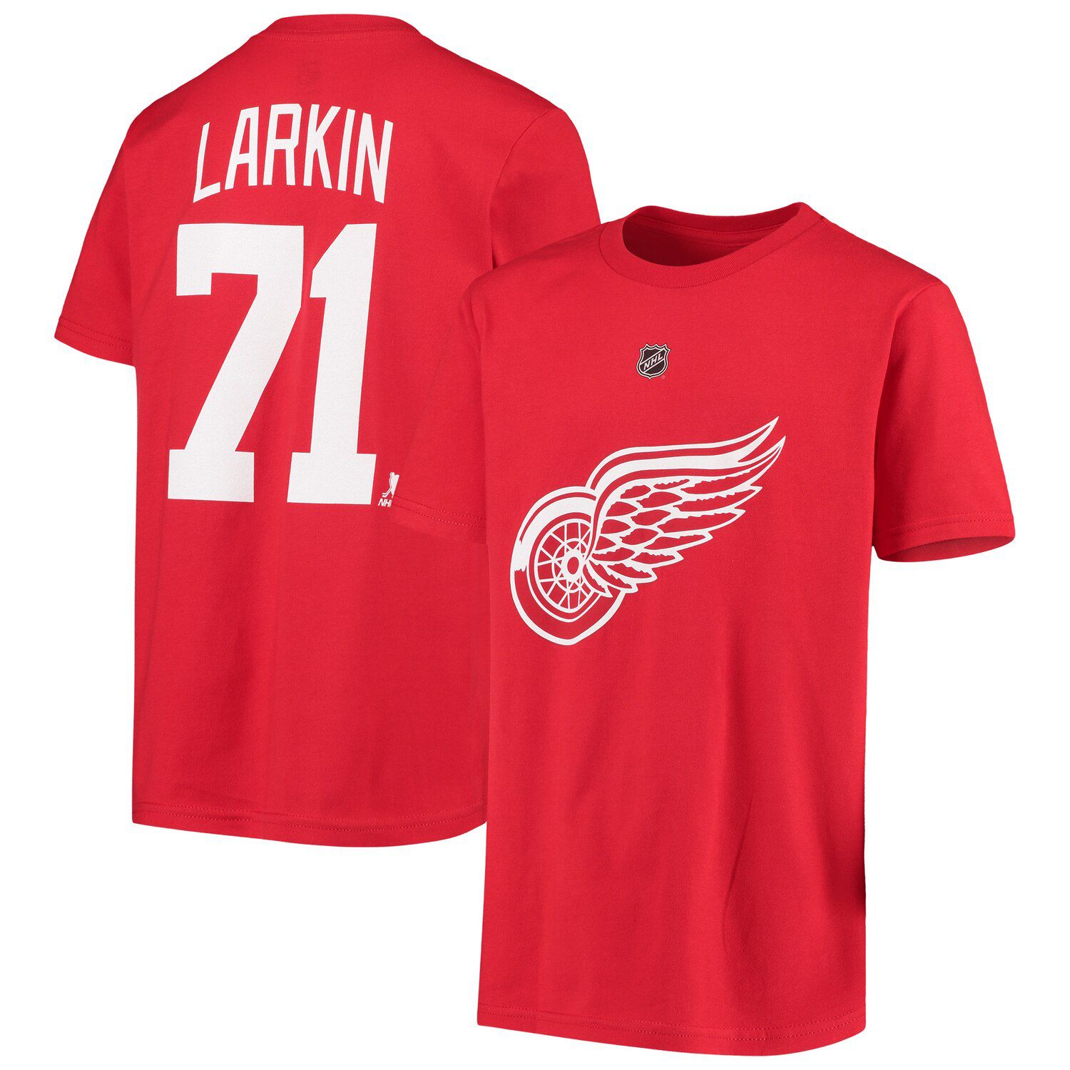 red wings larkin shirt