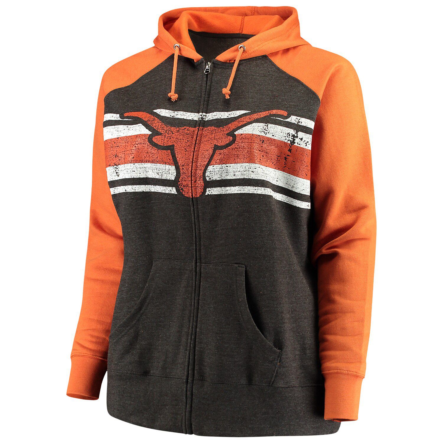 plus size orange hoodie