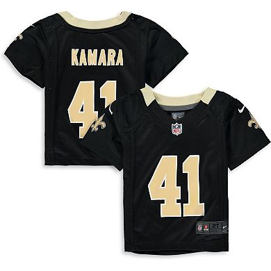 Toddler Nike Alvin Kamara Black New Orleans Saints Player Game Jersey