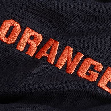 Youth Stadium Athletic Navy Syracuse Orange Big Logo Pullover Hoodie