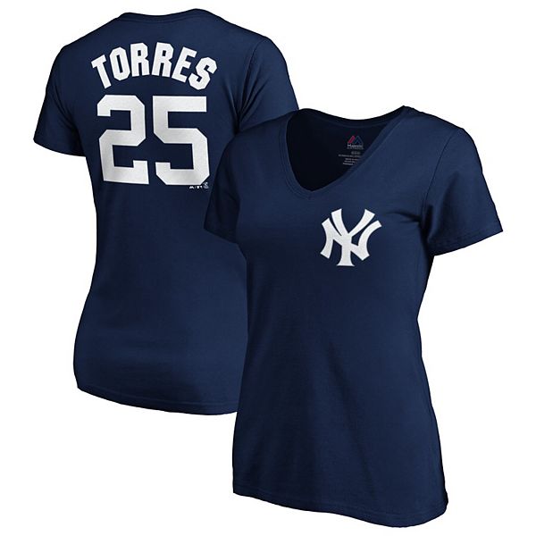 V-NECK Ladies Gleyber Torres New York Yankees "GLEYBER" T-shirt 
