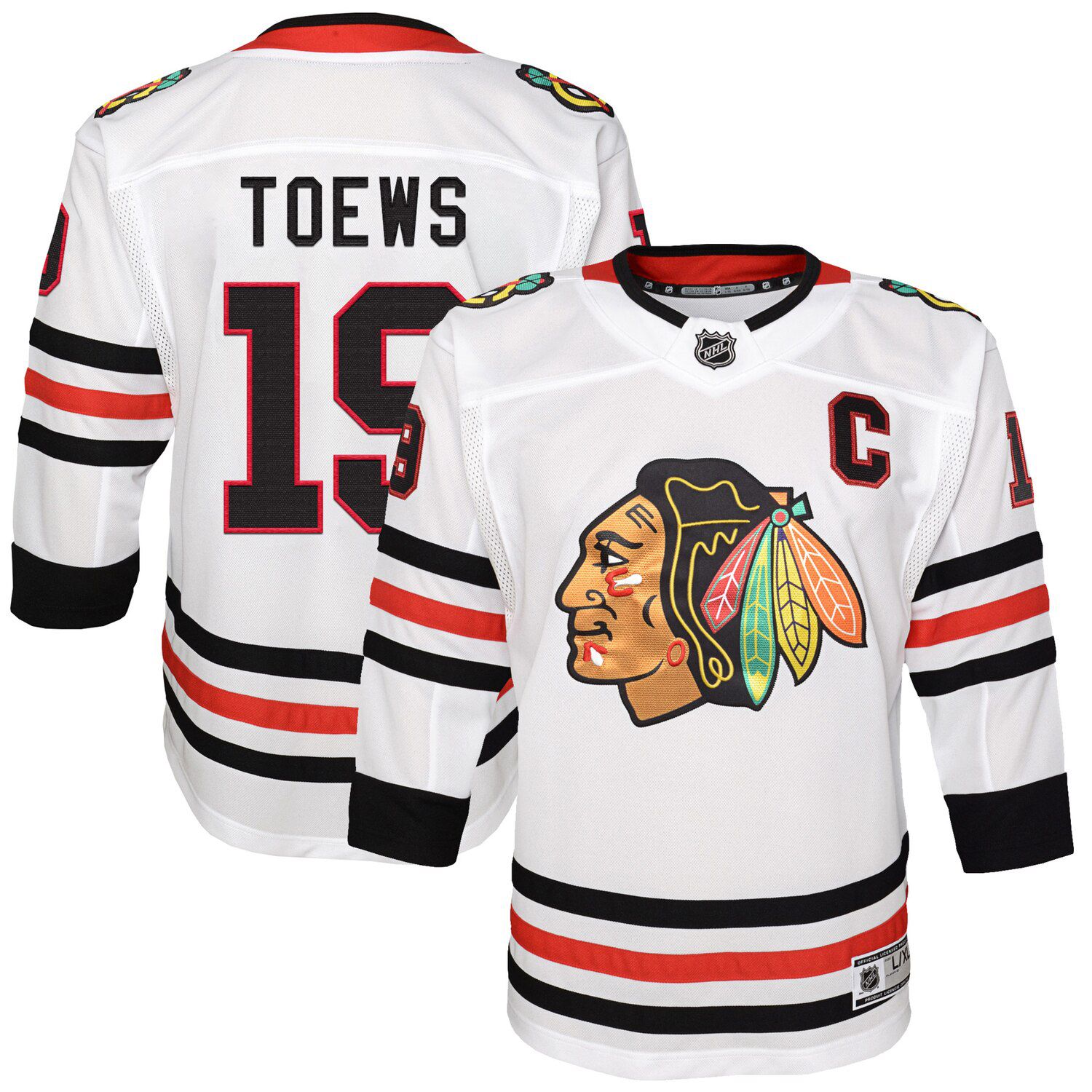 jonathan toews white jersey