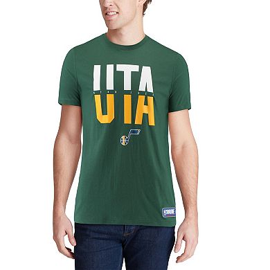 Men's Under Armour Hunter Green Utah Jazz Combine Authentic City Performance T-Shirt