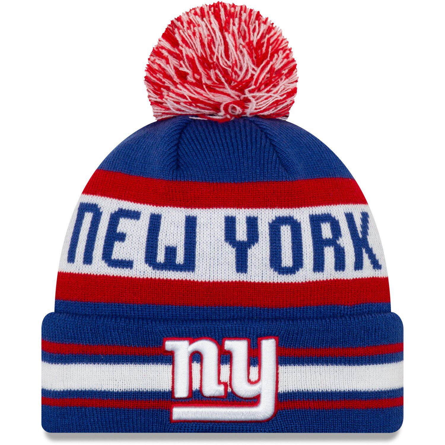 ny giants pom pom hat