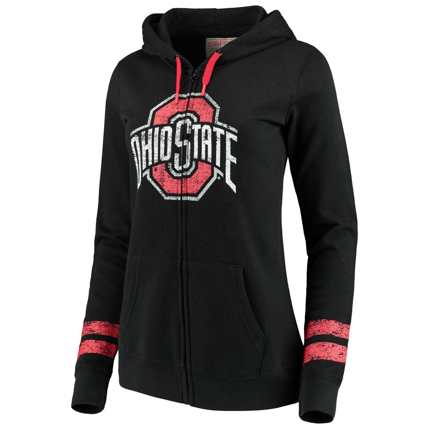 ohio state women's zip up hoodie