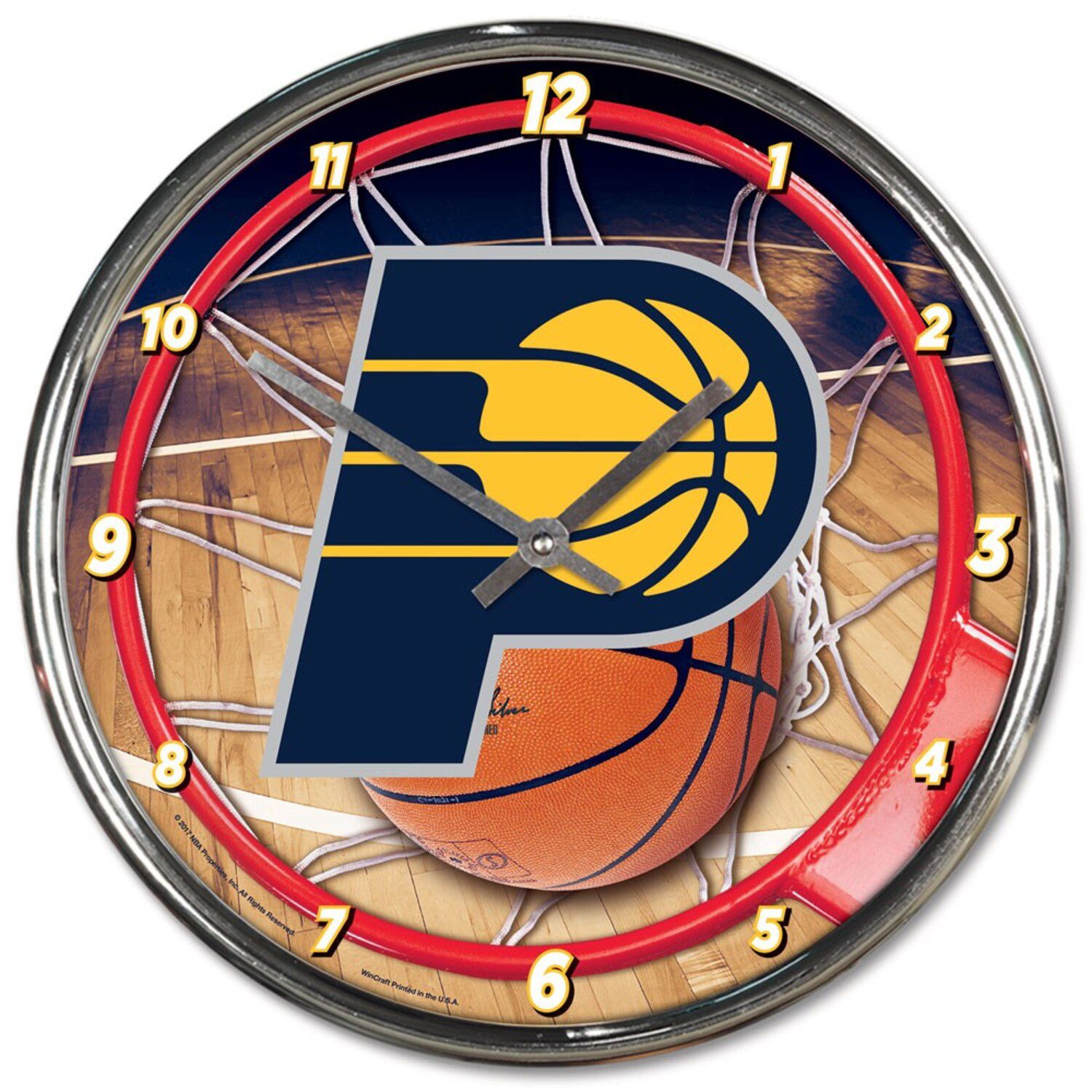 WinCraft Tennessee Titans 12.75 in Round Wall Clock