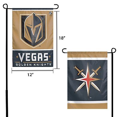 WinCraft Vegas Golden Knights 12" x 18" Double-Sided Garden Flag