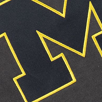 Youth Stadium Athletic Charcoal Michigan Wolverines Big Logo Pullover Hoodie