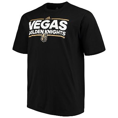 Men's adidas Black Vegas Golden Knights Big & Tall Dassler T-Shirt