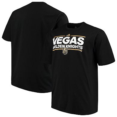 Men's adidas Black Vegas Golden Knights Big & Tall Dassler T-Shirt