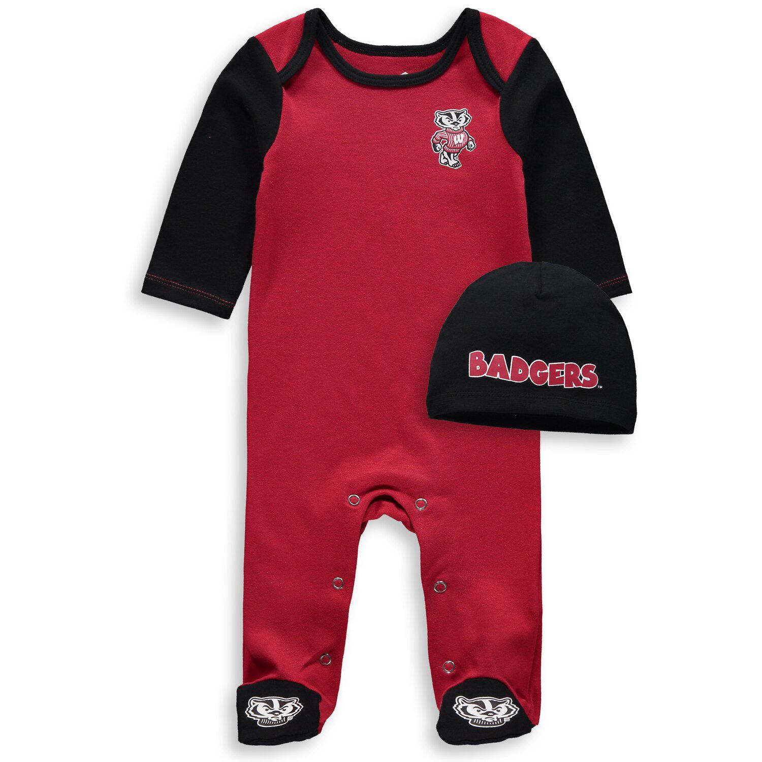 newborn sleeper and hat set