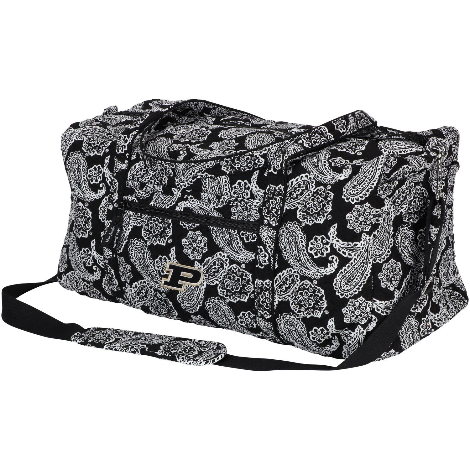 vera bradley duffel bag black