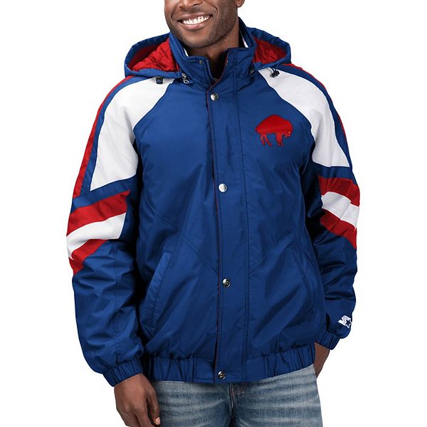 Men's Starter Royal/Red Buffalo Bills Extreme Throwback Full-Zip