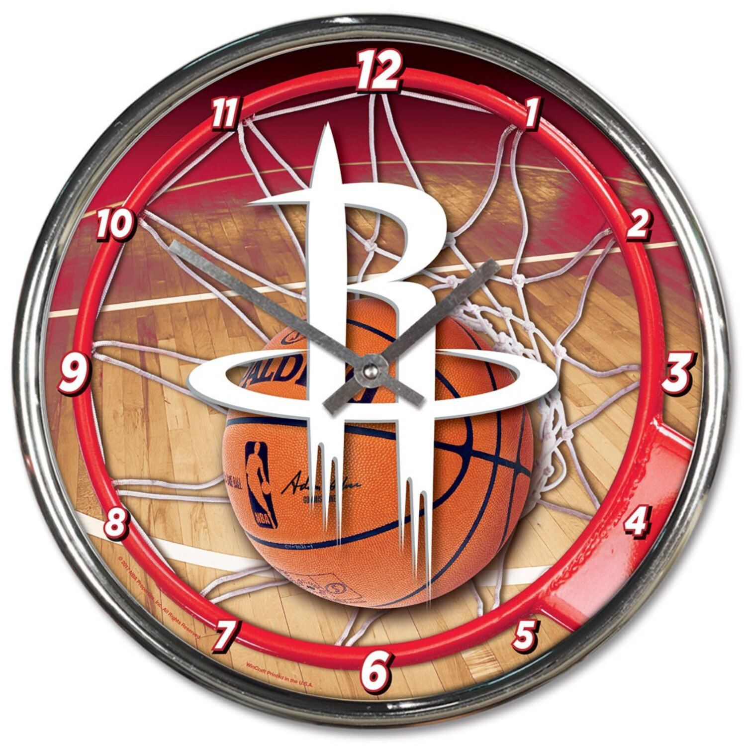 WnCraft Ndanapols Colts Chrome Wall Clock
