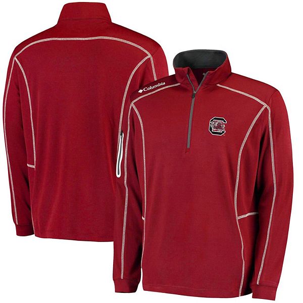 Columbia Men's Chicago Cubs Red Shotgun Quarter-Zip Shirt