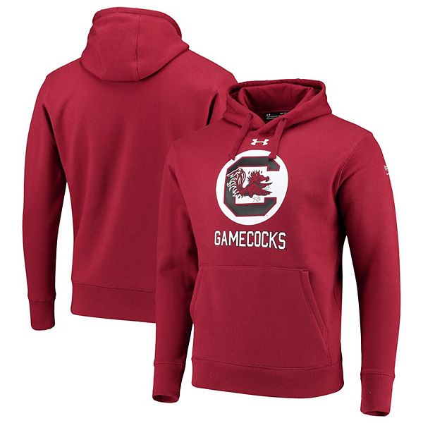 Men's Under Armour Garnet South Carolina Gamecocks Circle Originators Pullover  Hoodie