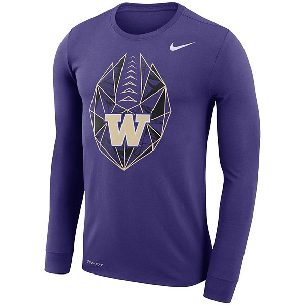 Men's Nike Purple Washington Huskies Football Icon Performance Long ...