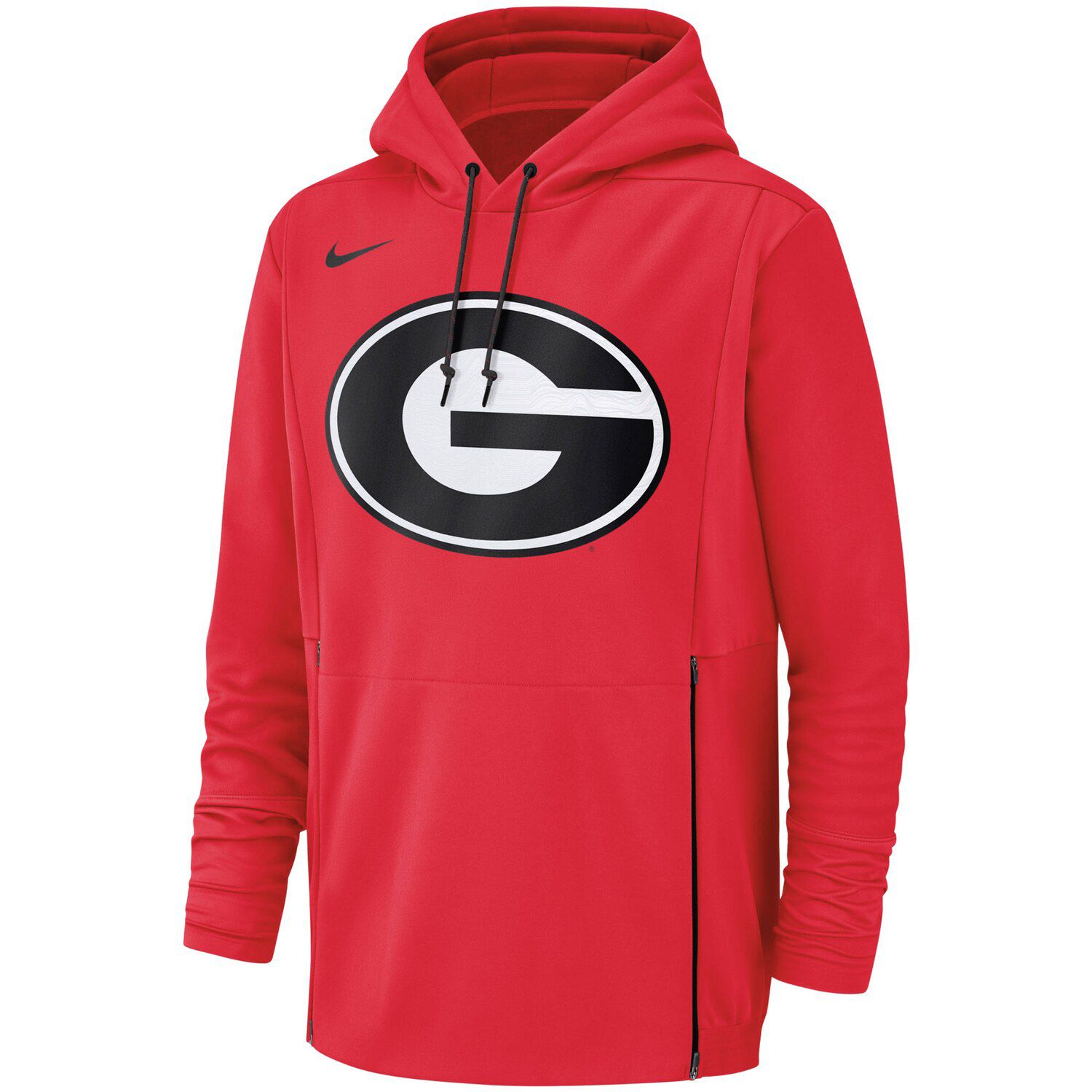 red pullover nike hoodie