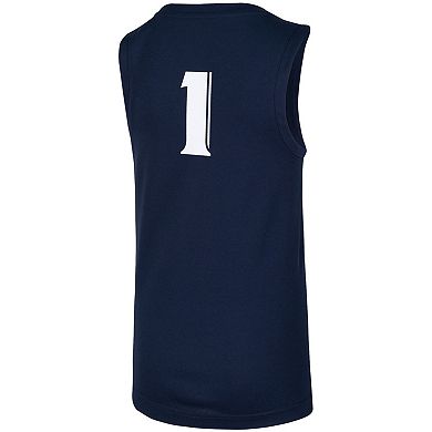 Youth Nike #1 Navy Xavier Musketeers Replica Team Basketball Jersey