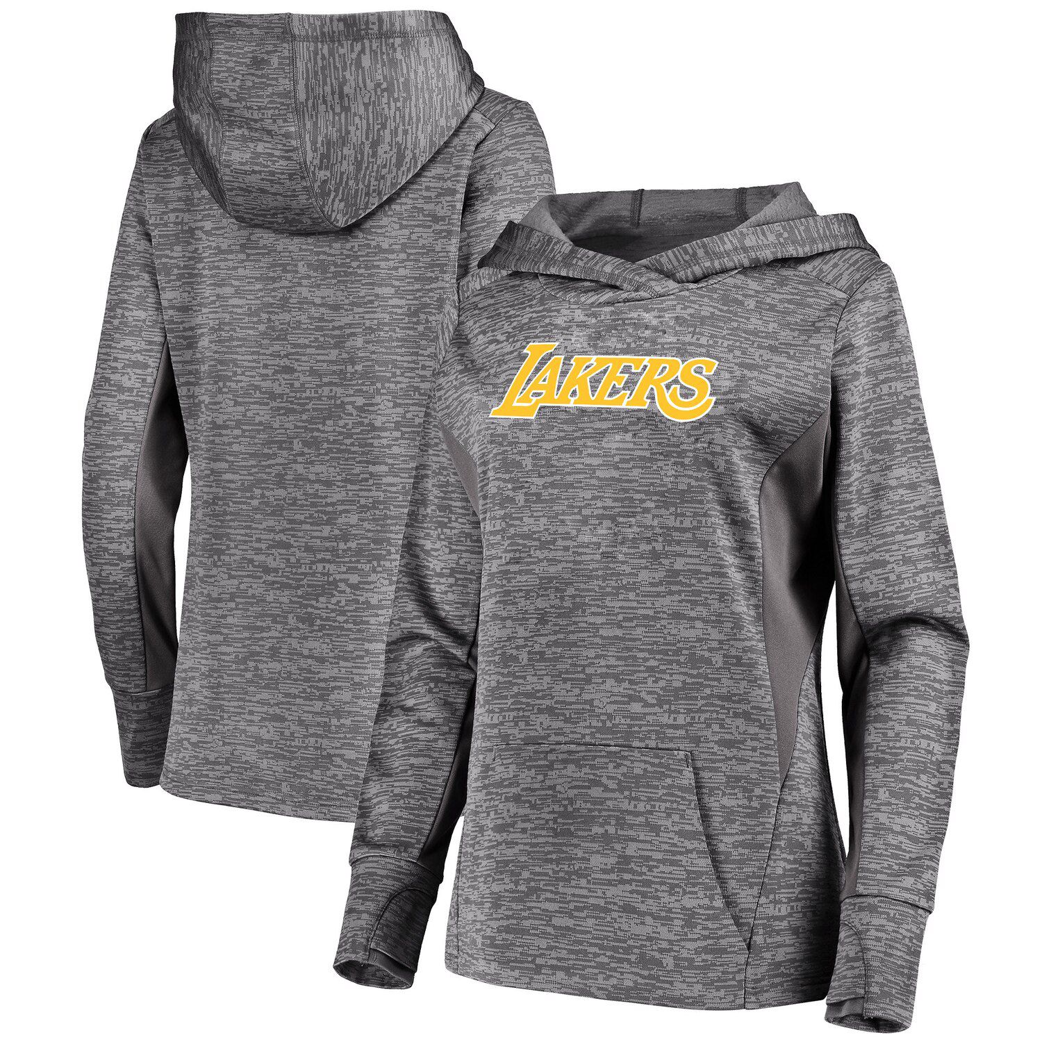 gray lakers hoodie