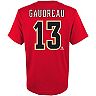 Youth Johnny Gaudreau Red Calgary Flames Player Name & Number T-Shirt