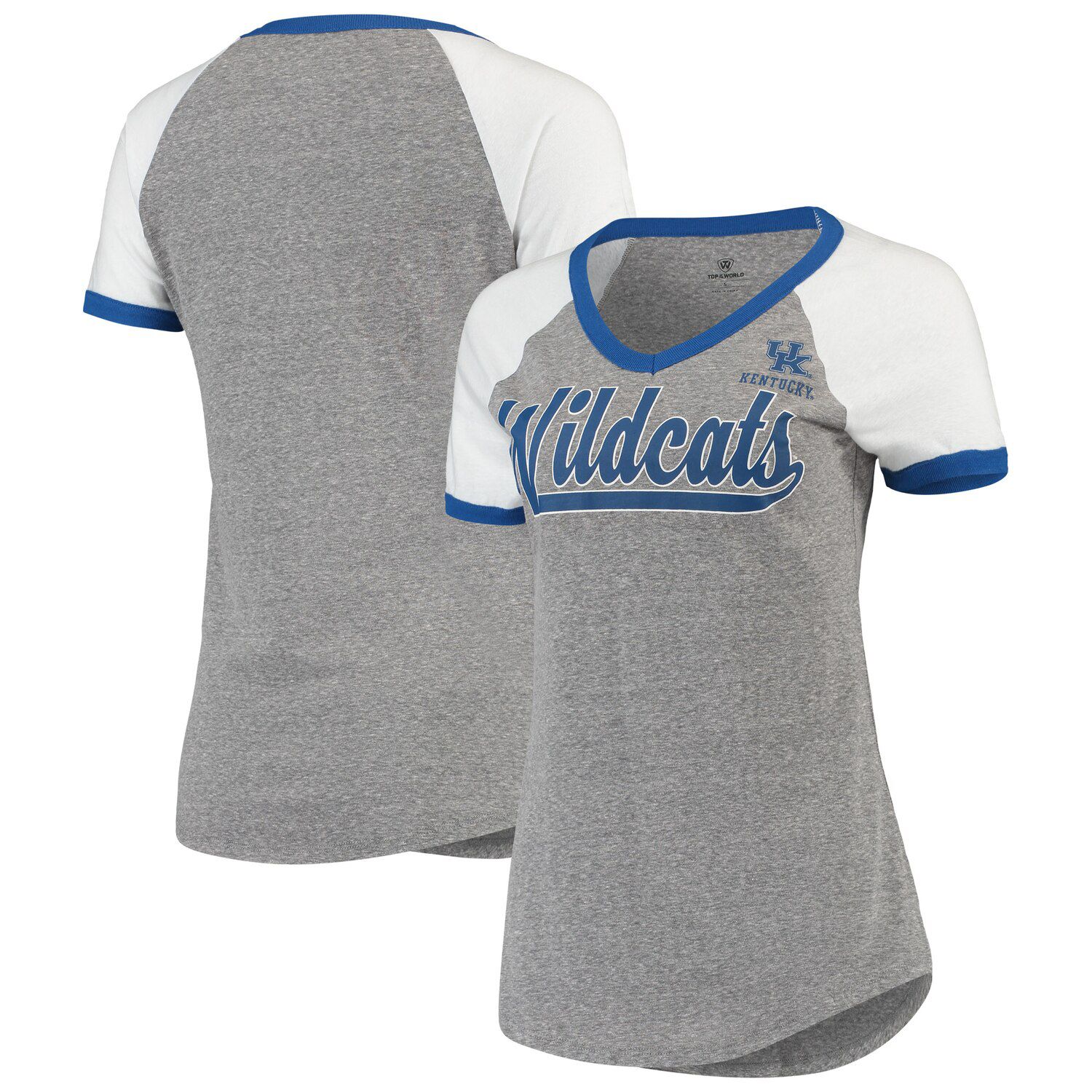 women's v neck raglan tee