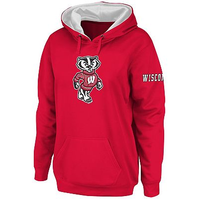 Women's Stadium Athletic Cardinal Wisconsin Badgers Big Logo