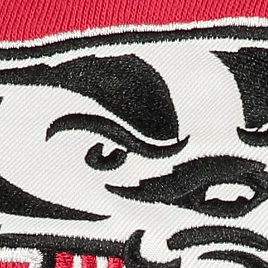 Women's Stadium Athletic Cardinal Wisconsin Badgers Big Logo Pullover Hoodie