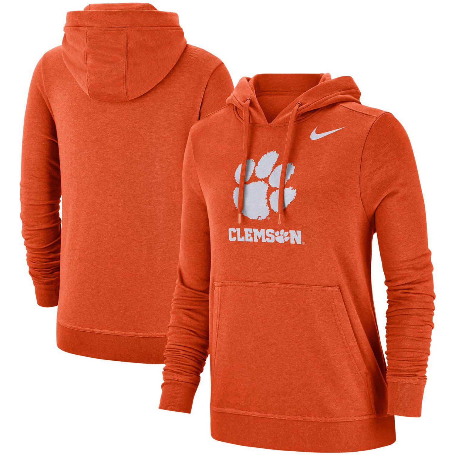 nike orange sweatshirt womens