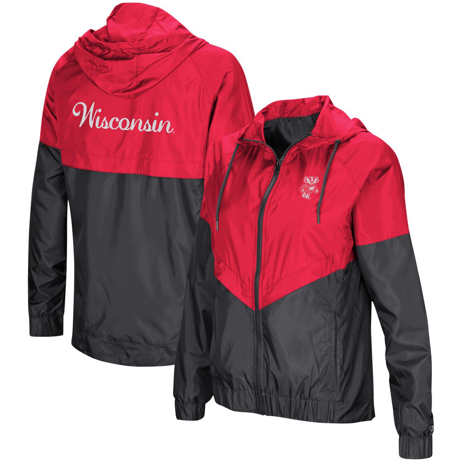 wisconsin badgers windbreaker