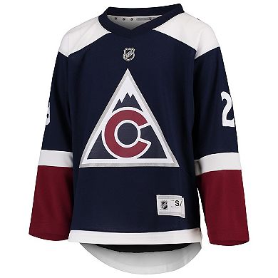 Youth Nathan MacKinnon Navy Colorado Avalanche Alternate Replica Player Jersey